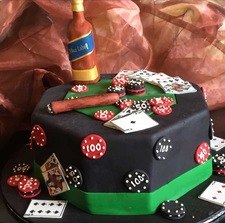 Poker Hand  Celebration Cakes Cakes and Decorating Supplies NZ
