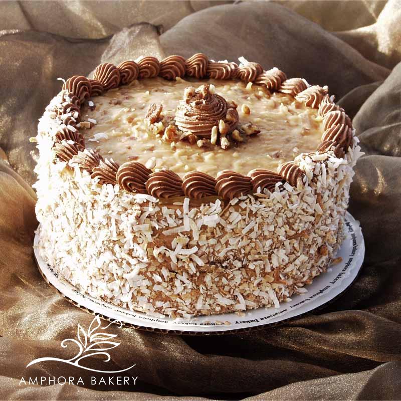 GERMAN CHOCOLATE CAKE — Amphora Bakery German chocolate cake bakery near me