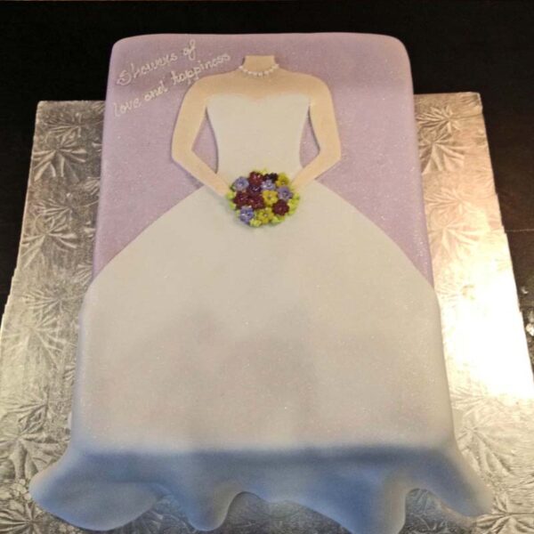 WEDDING DRESS CAKE