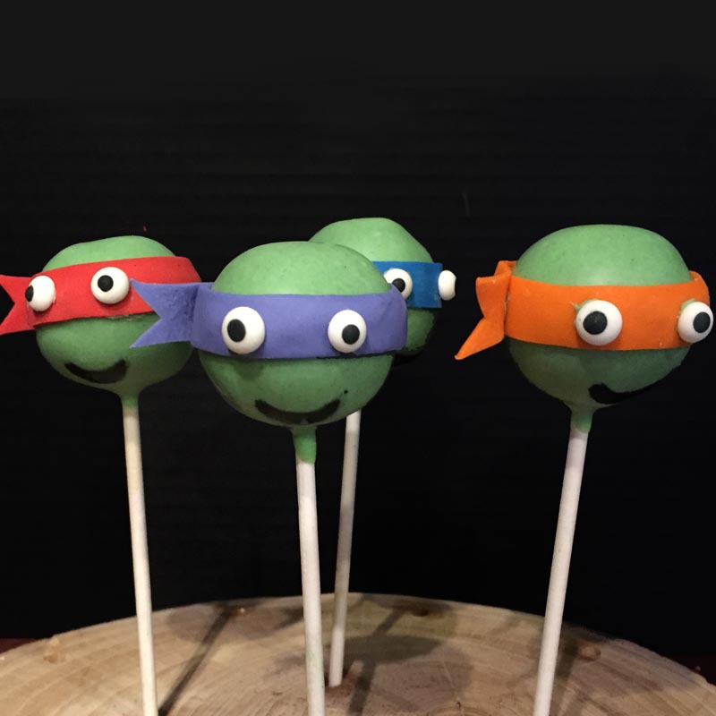NINJA TURTLES inspired Cake Pops - Etsy Finland