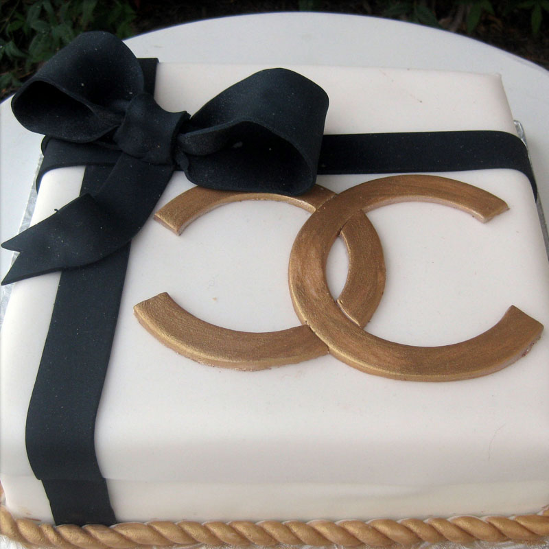 coco chanel edible cake image