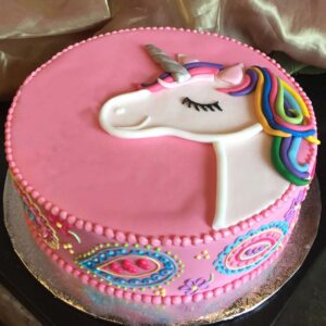 C-96 PINK UNICORN CAKE — Amphora Bakery