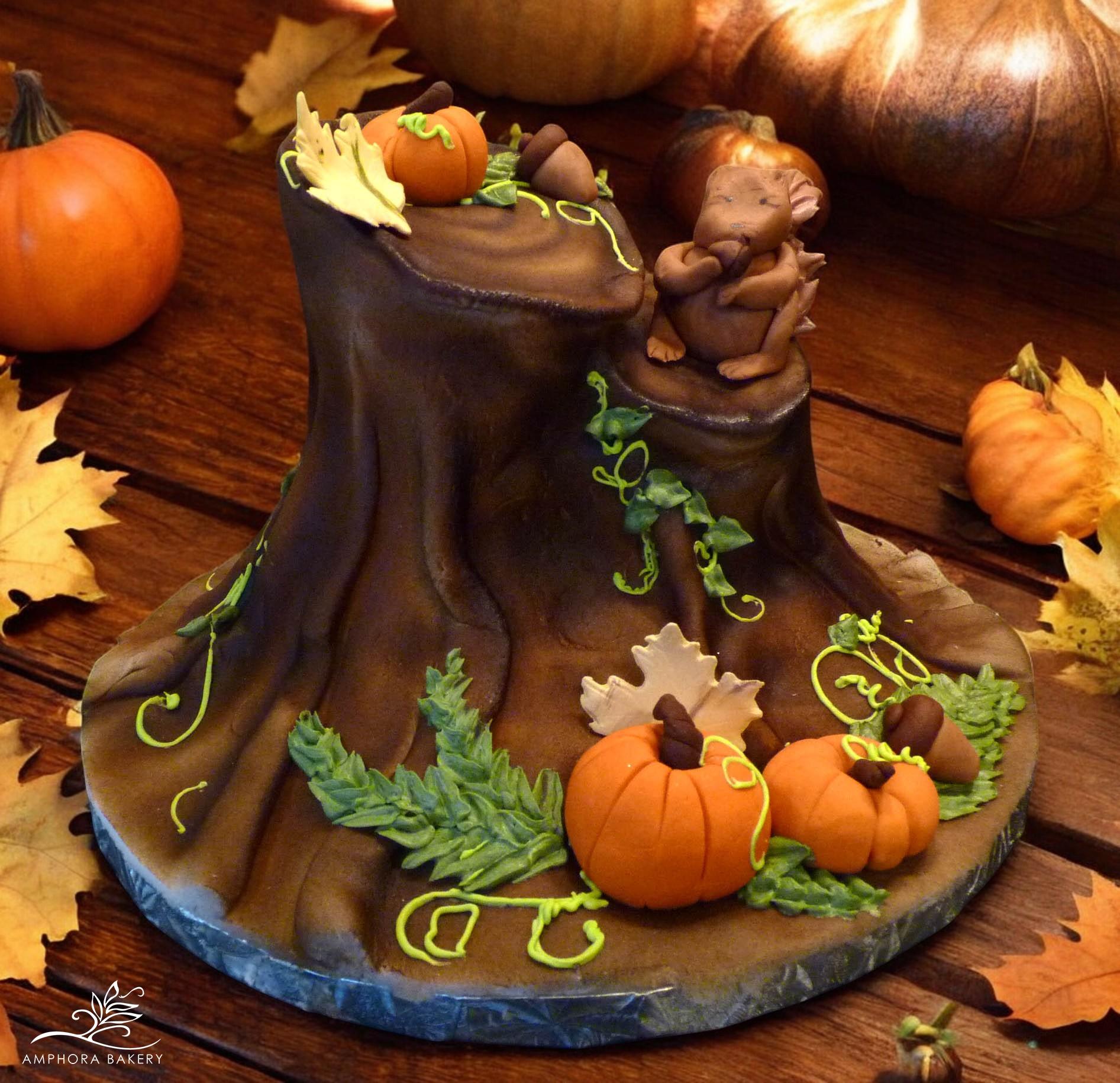 FL-4 FALL TREE STUMP — Amphora Bakery