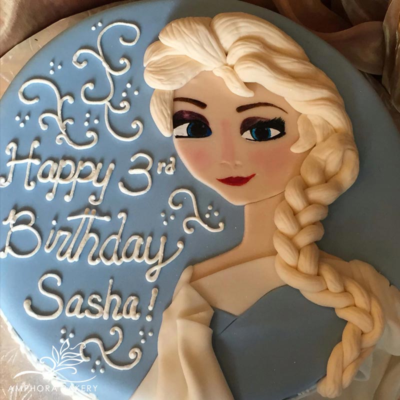 Elsa Doll Cake | Order Girl birthday Cake | Bakehoney-happymobile.vn