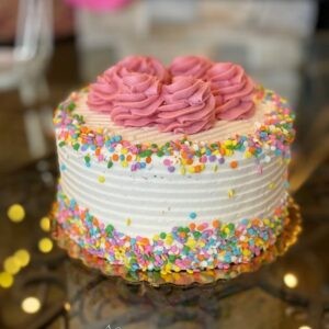 Strawberry Confetti Cake — Amphora Bakery